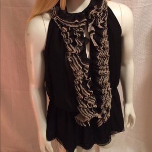 Neiman Marcus Ruffled Blouse